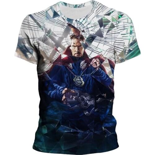 New Avengers Doctor Strange T-shirt Comfortable Fashion clothes for teens Summer fashion mens Children 3D Printed t-shirts