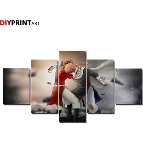 Gintama Brother and Sister 5 Pcs/set Wall Art Wall Pictures for Bedroom Livingroom A1948