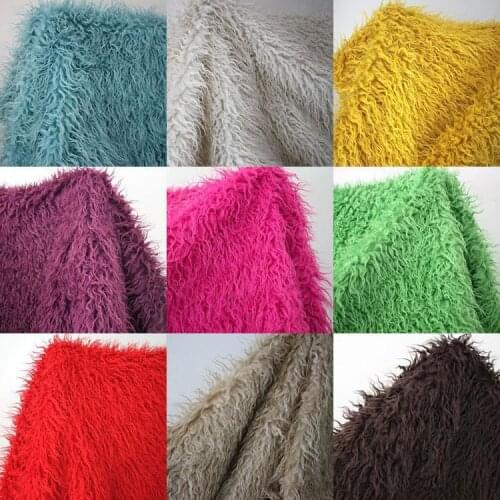 Hot Selling faux fur fabric yard, fashioon Fur Coat fabric Fur Cushion,faux fur fabric material,150*50cm /pcs