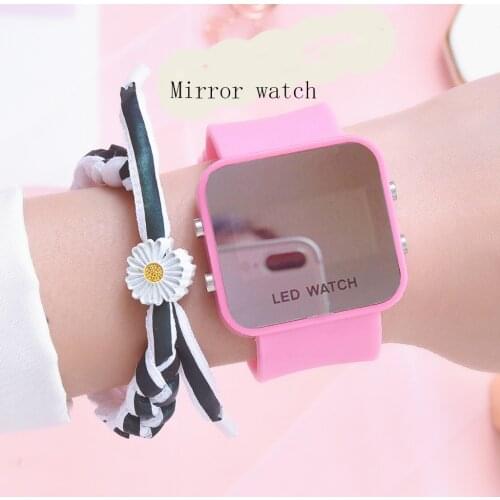 Hot Sale 2021 Men Sport Watch LED Women Student Electronic Digital Watch Simple Fashion Sport Bracelet Watch Children Relogio