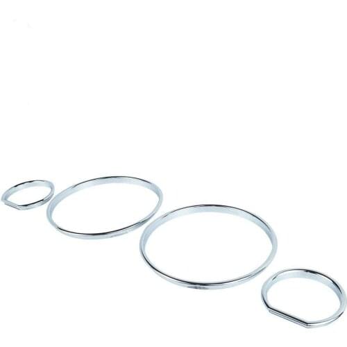 Chrome Speedometer Gauge Dial Ring Instrument Panel Ring fit for Mercedes Benz 7 Series E32 / 5 Series E34