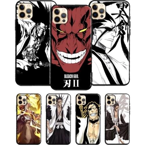 Kenpachi Zaraki Bleach Case For Apple iPhone 11 12 Pro Max mini 6S 7 8 Plus XR X XS MAX SE 2020 Cover Coque