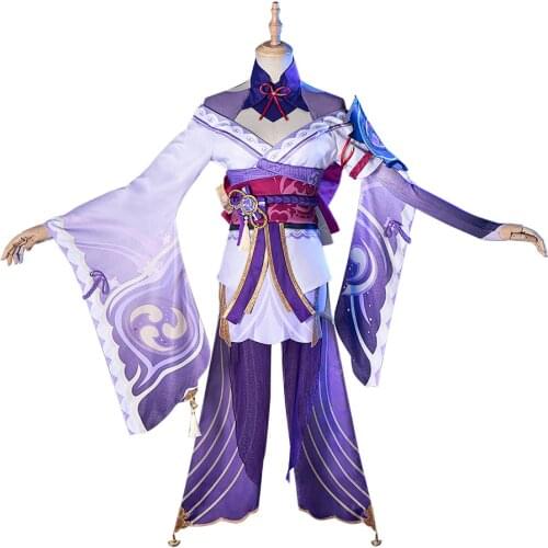 Genshin Impact Raiden Shougun Cosplay Costume COSPLAYONSEN Baal Halloween Outfit Full Set