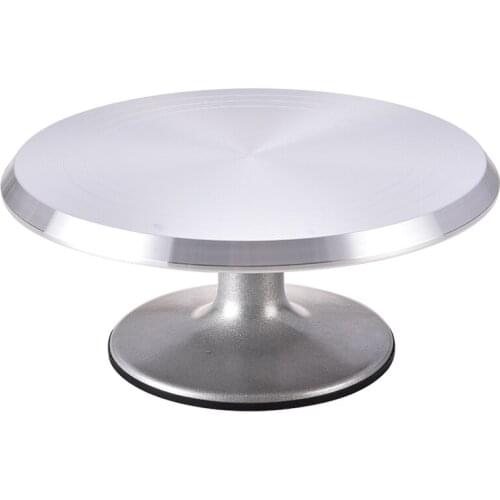 Zq Aluminum Alloy Decorating Turntable Cake Turntable Decorating Turntable Home Baking Tools Set