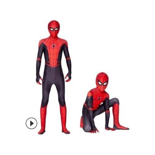2021 New Boys and Girl Far From Home Costume Cosplay Pet Park Suit Bodysuit Jumpsuit Halloween Costume For Kids Carnival