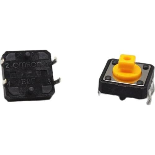 10PCS OMRON 12*12*7.3mm Button Tact Micro Switch B3F-4055 FREE SHIPPING