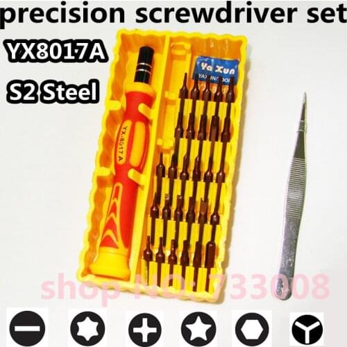 Precision Multi-function Electron Torx Phillips Screwdriver Tool Set 30 In 1 Free Shipping laptop computer mobile repair tool
