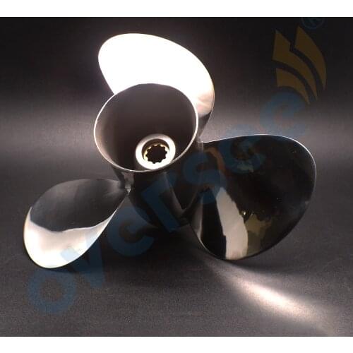 Stainless Steel Propeller 664-45949-02-SS 9 7/8X13-F For Yamaha Outboard Engine 20HP 30HP 25HP 69P 61N 61T