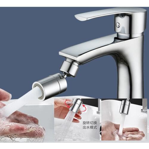720 Degree Faucet Spray Head Wash Basin Tap Extender Adapter Universal Splash Filter Kitchen Tap Nozzle Flexible Faucets Sprayer