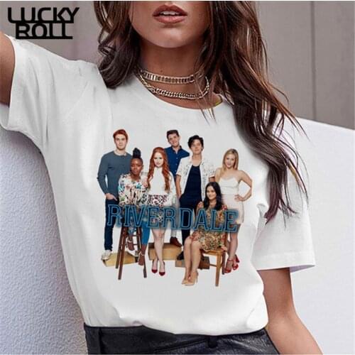 Riverdale TV Best Friends t shirt top female tee t-shirt shirt women femme grunge streetwear Camisas Mujer
