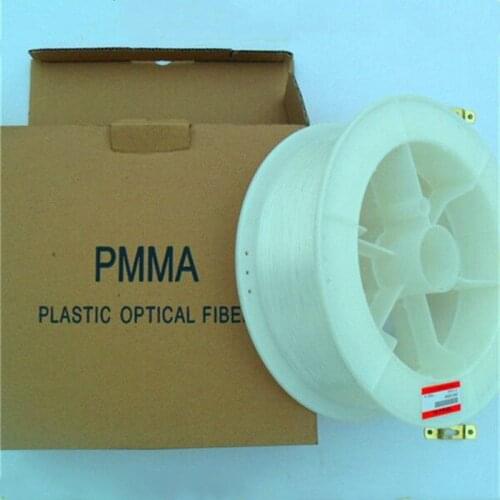 0.75MM 2700m/Roll End Glow Fiber Optic Cable PMMA Plastic Wire for All Light Engine driver Flexible Starry DIY ceiling SKY lamp