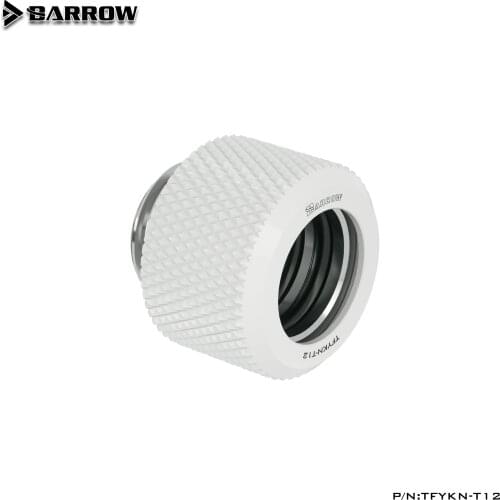 BARROW Hard Tube Fitting OD12mm Hand Compression Water Cooling Metal Connector Fitting G1/4'' Thread TEPG Acrylic