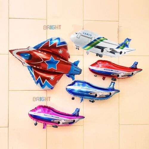 1Pc Airplane Party Decoration Globos Cumpleanos Infantiles Birthday Party Decorations Kids and Adult Happy New Year Supplies