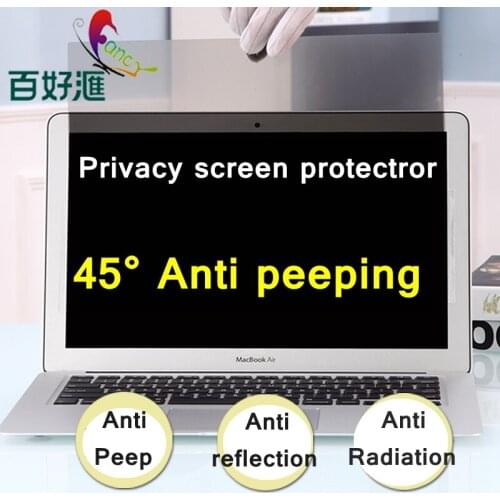 15.6"(16:9) size 345x194mm Desktop Laptop computer privacy screen protector privacy window film Peep-proof protection film
