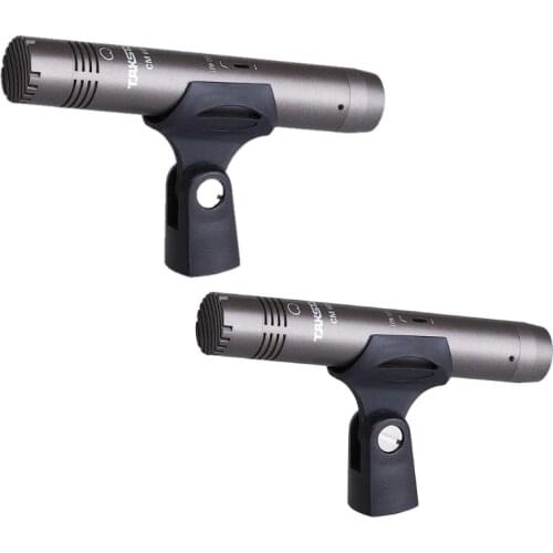 2 pcs/lot Top quality Takstar CM-60 professional recording microphone Condenser Microphone for musical instrument