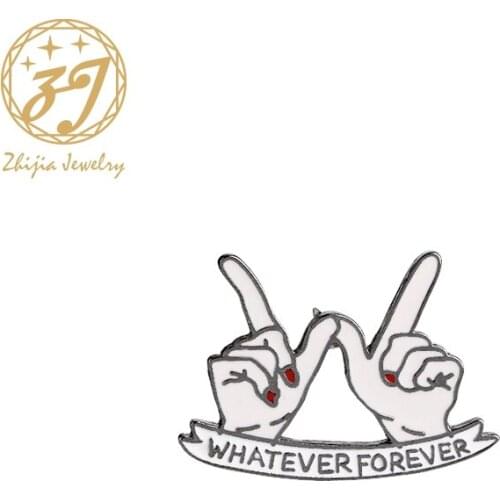 Fashion Lettering Alloy Enamel Brooch Lettering Custom Pin Men And Women Personality Brooch Jewelry Lapel Backpack Accessories