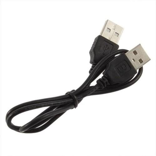 50cm USB 2.0 Type A Male To USB A Male Sycn Data Charger Connector Cord