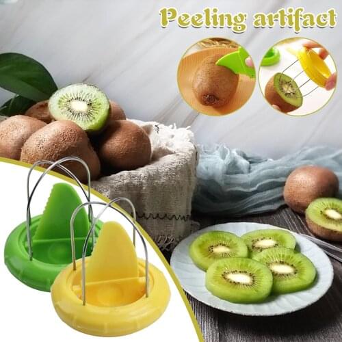 1 Piece Fruit Kiwi Cutter Device Cut Kitchen Peeler Random Color Digging Core Twister Slicer Kitchen Tools