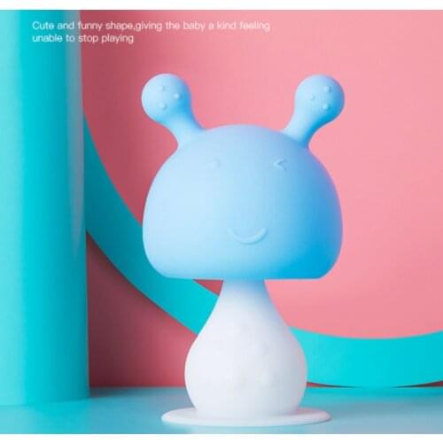 Wonderlife Molars baby gums ringing bell baby soft silicone pacifier fruit and vegetable biting LECO boiled toys for children