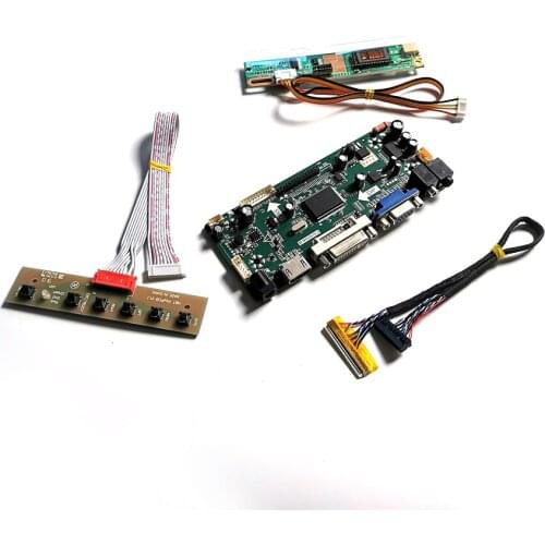 For B170PW01 V0 V1 LCD monitor panel M.NT68676 display controller drive card VGA+DVI 17" 1440*900 CCFL LVDS 30Pin DIY kit