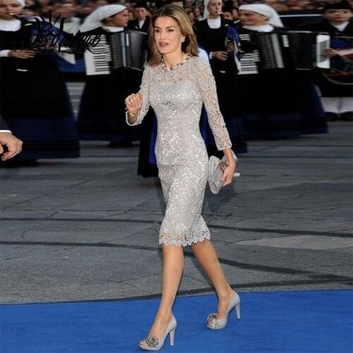 Elegant Mother of The Bride Dress O-neck Lace Long Sleeve Bride Mother Dress Vestido Mae Da Noiva Mothers Dresses for Wedding