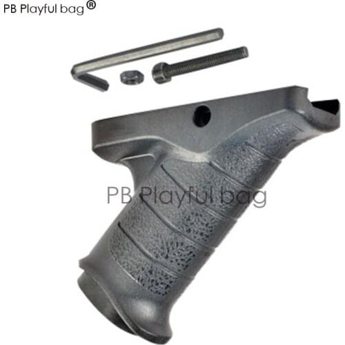 Outdoor sport fittings sheep horn nylon grip water bullet gun refitting fittings 20-23mm guide Jinming M4A1 fittings LD65