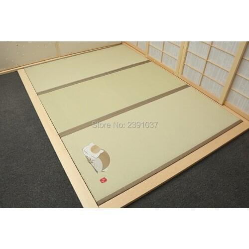 Cute Sleeping cat floor cushion tatami cushion Coconut palm core tatami japones Rattan mattress topper for bedroom thickness 3cm