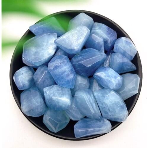 Natural Aquamarine Irregular Quartz Hand Crafted Healing Energy Free Form Stones Decoration Healing Natural Stones and Minerals