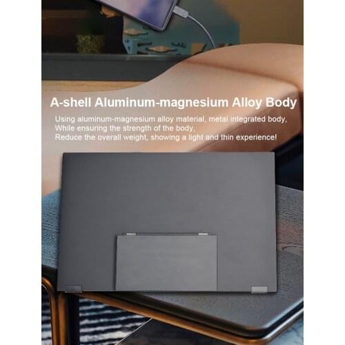 Cheap 14‘ Touchscreen Portable Expansion Screen 1920*1080 HDR IPS Type USB Gaming Secondary Monitor for Phone Pc Xbox Swtich Ps4