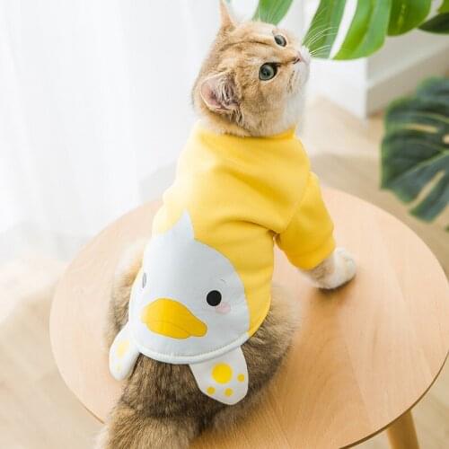 Security Cat Clothes Pet Cat Coats Jacket Hoodies For Cats Outfit Warm Pet Clothing Rabbit Animals Pet Costume for Dogs 30