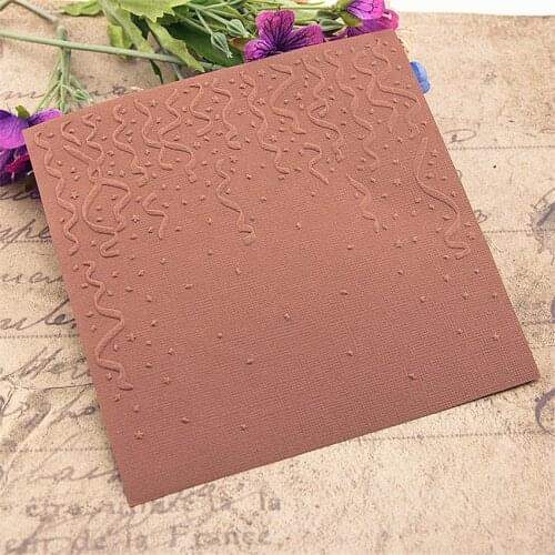 Easter plastic colored ribbon template craft card making paper card album wedding decoration scraping Embossing folders