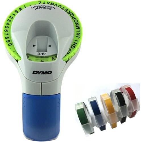 Dymo 12965 Manual Label Printers 9mm 3D Multicolor Embossing Label Tapes for Dymo Machine Manual Label Makers 12965 Diy Labels