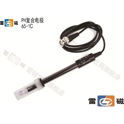 Shanghai Leici in 65-1 65-1C (BNC) type pH glass composite electrode / probe billing