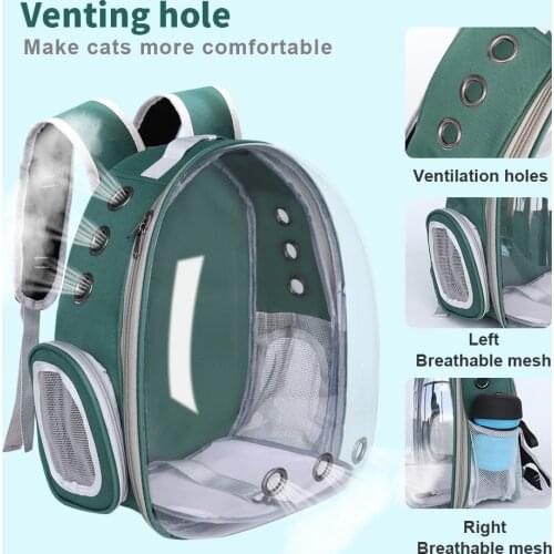 Cat Carrier Bags Breathable Pet Carriers Small Dog Cat Backpack Travel Space Capsule For Carrying Transport Cats Bag Pet Cage