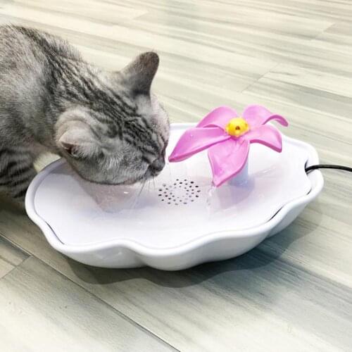 Pet Water Dispenser Cat Drinking Feeding Automatic Dog Water Fountain 1.8L High Capacity Drinking