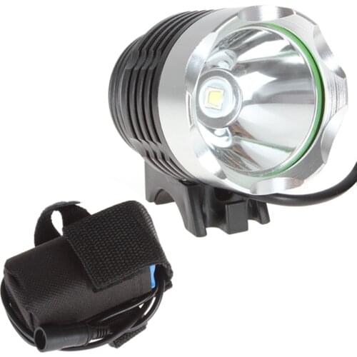 Securitying Sales 5pcs Waterproof 1800 Lumens XM-L T6 LED Bicycle Headlamp Bike Front Flash Light With Rechargeable Battery Pack