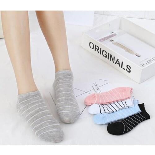 Women Boat Socks comfortable girl womens socks ankle low female invisible color girl boy hosiery ladies boat sock slipper