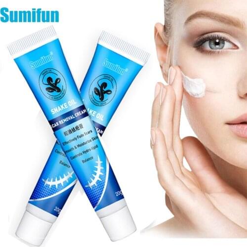 1pcs 20g Snake Repair Scar Cream Remove Burns And Cuts Ointment Skin Remove Scars Fades Stretch Marks Control Shrink Pores Oil