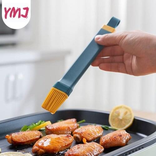 1Pc Liquid Oil Cake Brush Silicone Baking Oil Brush Pastry Cream For Bread BBQ Utensil Basting Oil Brushes grill brush kitchen