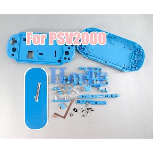10sets For PSV 2000 Game Controller Full Housing Shell Case for Sony PSVita 2000 Side Shell Cover Buttons Replacement