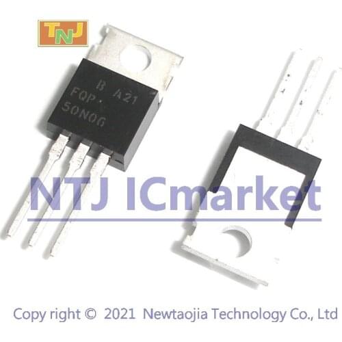 10 PCS FQP50N06 TO-220 50N06 50A, 60V, 0.022 Ohm, N-Channel Power MOSFETs