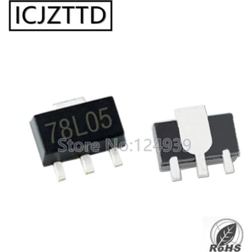 100PCS 78L05 78L06 78L08 78L09 78L10 78L12 78L15 78L18 78L24 SOT89 ORIGINAL SOT-89 Encapsulate Three Terminal Voltage Regulator