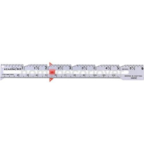 2pcs Sewing Gauge Sewing Ruler Measuring Tool Sewing Accessories 15cm