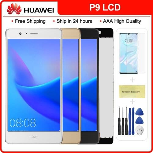 5.2 inch LCD For HUAWEI P9 Lcd Display Touch Screen For HUAWEI P9 EVA-L09 EVA-L19 Digiziter Assembly with frame