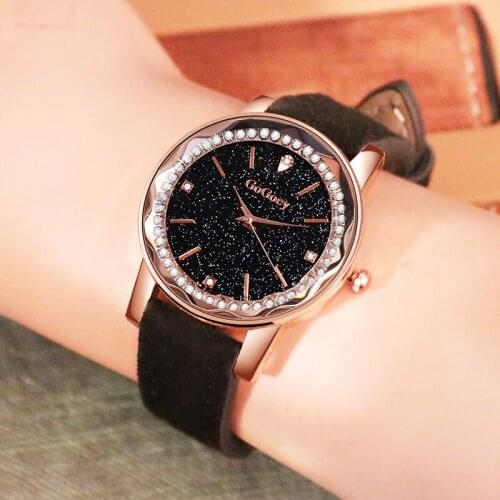 Zegarek damski Luxury GoGoey Women Watches Starry Sky Ladies Clock Fashion Diamond Female Quartz Wristwatches relogio feminino