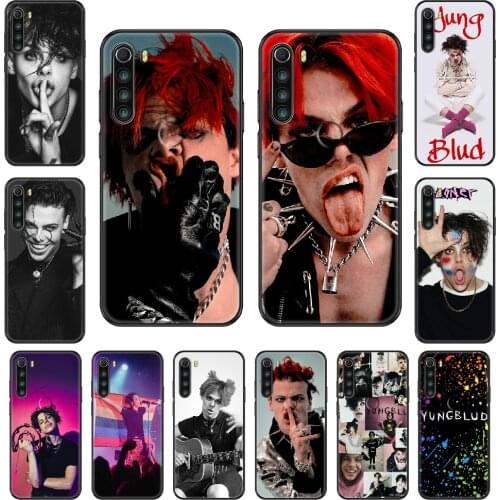 Singer Yungblud Phone case For Xiaomi Redmi Note S2 4 5 6 7 8 A S X Plus Pro black soft Etui painting hoesjes silicone prime