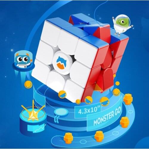 GAN MG356 Children Fun 3x3x3 Magic Cube Professional Puzzle Speed 3 Layer cube kid Enlightenment Early Education Cubes Toy Gift