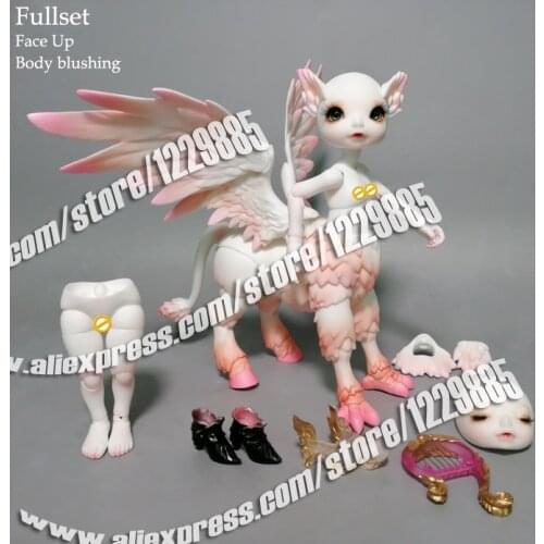 HeHeBJD 1/6 Haru with Sleeping Face Free eyes Free shipping