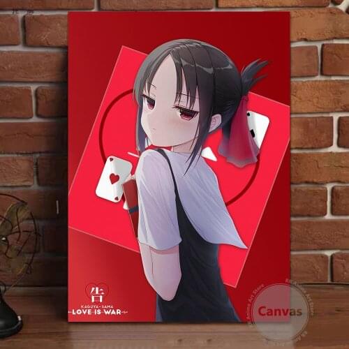Canvas Anime Shinomiya Kaguya Pictures Home Decoration Paintings Poster HD Prints Wall Art Modular Living Room