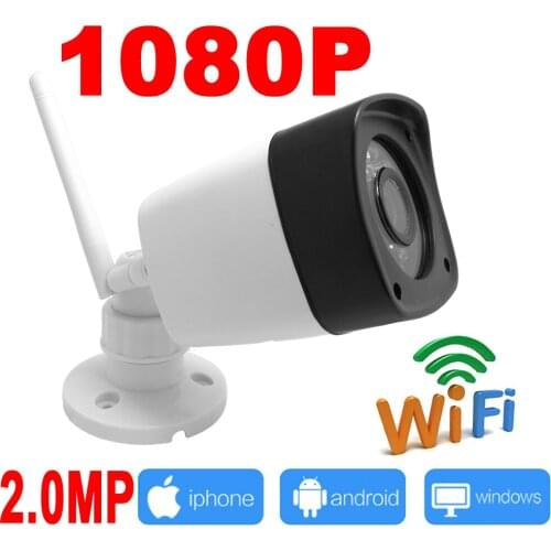 Ip camera wifi 1080P outdoor cctv surveillance system wireless Waterproof security cam mini ipcam infrared home wi-fi JIENU